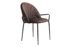 Kevin Dark Brown Dining Chair 15 Kevin Dark Brown Dining Chair -KitchenCraft Store 304858 metal detail 48