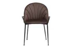 Kevin Dark Brown Dining Chair 18 Kevin Dark Brown Dining Chair -KitchenCraft Store 304858 metal detail 51