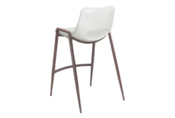 Desiree White Counter Stool Set Of 2 -KitchenCraft Store 304866 metal detail 47