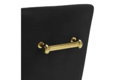 Black Velvet Glam Counter Chair -KitchenCraft Store 304876 metal detail 47