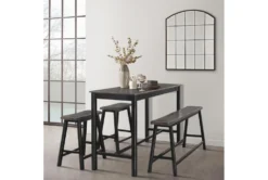 Nelina 48" Counter Height Set For 4 7 Nelina 48" Counter Height Set For 4 -KitchenCraft Store 304903 grey wood dining set room 86