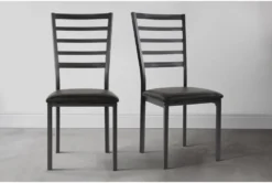 Erwin Ladder Back Dining Chair 15 Erwin Ladder Back Dining Chair -KitchenCraft Store 307979 black metal dining chair room 86