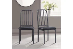Nadalia Dining Side Chair Set Of 2 11 Nadalia Dining Side Chair Set Of 2 -KitchenCraft Store 307982 grey metal dining chair room 86