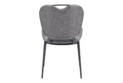 Logan Gray Faux Leather Dining Chair Set Of 2 -KitchenCraft Store 311392 detail 46