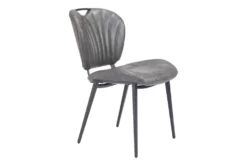 Logan Gray Faux Leather Dining Chair Set Of 2 -KitchenCraft Store 311392 detail 48