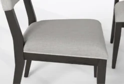 Pierce Espresso Dining Side Chair Set Of 2 -KitchenCraft Store 312747 black wood dining chair detail 44