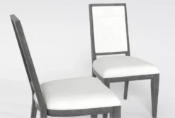 Echo Side Chair Set Of 2 -KitchenCraft Store 312762 black wood dining chair detail 45