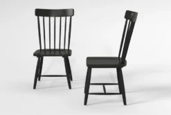 Magnolia Home Spindle Back II Dining Side Chair Set Of 2 By Joanna Gaines 9 Magnolia Home Spindle Back II Dining Side Chair Set Of 2 By Joanna Gaines -KitchenCraft Store 312783 black wood dining chair side 20