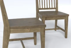 Gables Dining Side Chair Set Of 2 -KitchenCraft Store 312794 brown wood dining chair detail 44