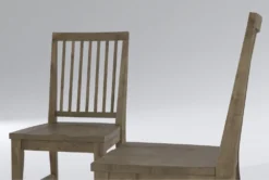 Gables Dining Side Chair Set Of 2 -KitchenCraft Store 312794 brown wood dining chair detail 45