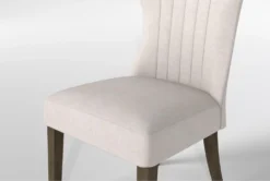 Covington Dining Side Chair Set Of 2 -KitchenCraft Store 312809 natural fabric dining chair detail 44