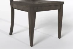 Valencia Dining Side Chair Set Of 2 -KitchenCraft Store 312829 grey wood dining chair detail 44