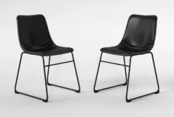 Cobbler Black Dining Side Chair Set Of 2