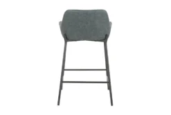 Dan Green Faux Leather Counter Stool Set Of 2 -KitchenCraft Store 314300 green faux leather counter height stool back 82