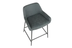 Dan Green Faux Leather Counter Stool Set Of 2 -KitchenCraft Store 314300 green faux leather counter height stool top 31