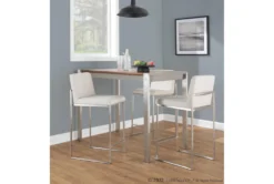 Ian Beige Fabric High Back Counter Stool Set Of 2 -KitchenCraft Store 314315 white polyester counter height stool room 85