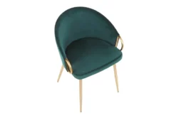Rose Emerald Velvet Dining Chair -KitchenCraft Store 314366 green velvet dining chair top 31