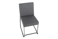 Ian Grey Faux Leather Dining Chair Set Of 2 15 Ian Grey Faux Leather Dining Chair Set Of 2 -KitchenCraft Store 314381 grey faux leather dining chair top 31