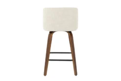 Tori Walnut And Cream Fabric Counter Stool Set Of 2 14 Tori Walnut And Cream Fabric Counter Stool Set Of 2 -KitchenCraft Store 314406 white polyester counter height stool back 82
