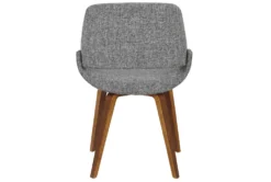 Rizzi Walnut And Grey Fabric Dining Chair Set Of 2 12 Rizzi Walnut And Grey Fabric Dining Chair Set Of 2 -KitchenCraft Store 314426 grey polyester dining chair back 82