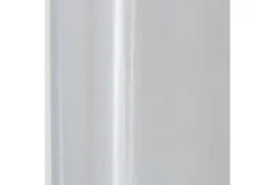 Emma 35" Chrome With Clear Glass Top Dining Table -KitchenCraft Store 314434 silver metal dining table material 76