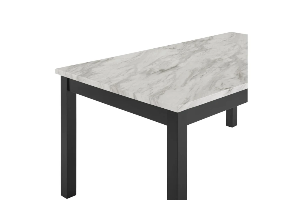 Leslie 68" Faux Marble Dining Table 3 Leslie 68" Faux Marble Dining Table - Image 3