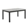 Leslie 68" Faux Marble Dining Table