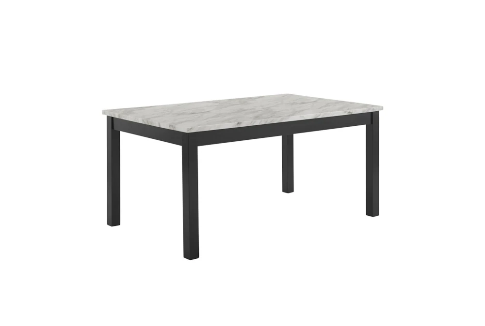 Leslie 68" Faux Marble Dining Table 1 Leslie 68" Faux Marble Dining Table
