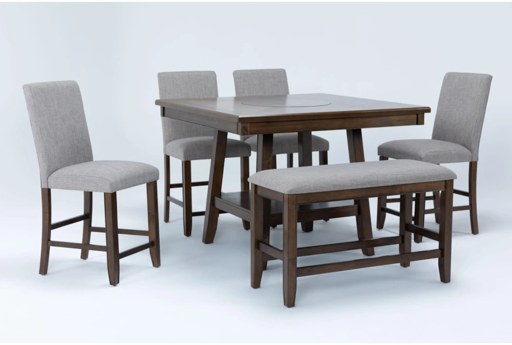 Hyland II 48" Counter With Bench Set For 6 2 Hyland II 48" Counter With Bench Set For 6 - Image 2