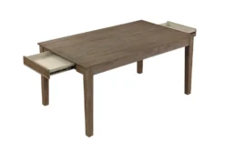 Gilman Brown 60" Dining Table 9 Gilman Brown 60" Dining Table -KitchenCraft Store 318614 brown fabric dining set detail 44