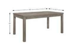 Foster 64" Dining Table -KitchenCraft Store 318647 grey wood dining set detail 44