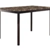 Bianca Brown 48" Dining Table