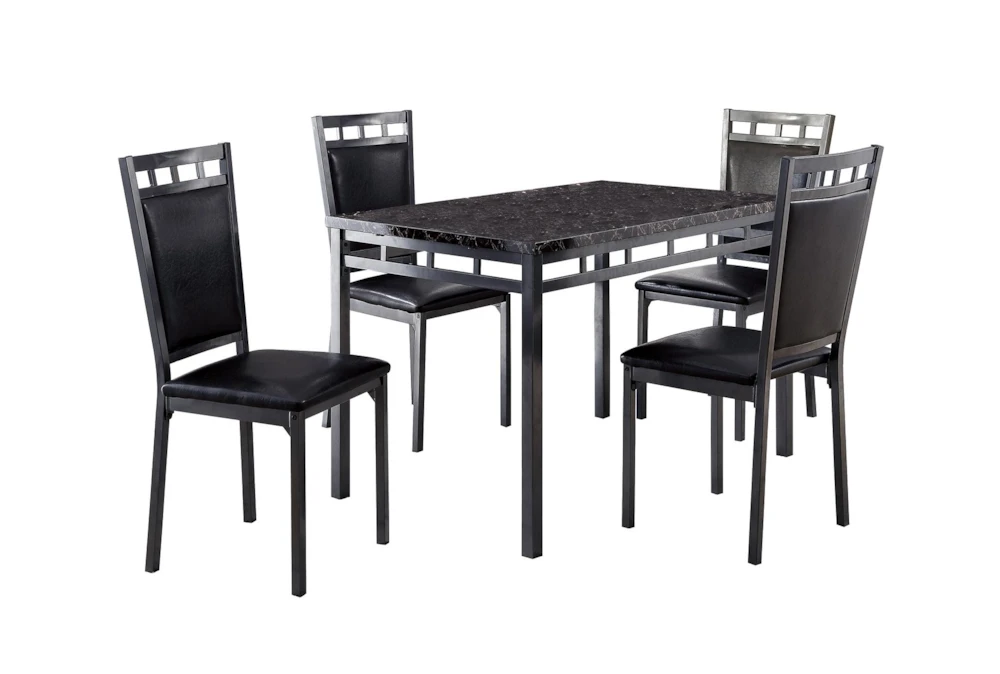 Jojo 48" Dining Set For 4 1 Jojo 48" Dining Set For 4