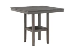 Willy 41" Counter Set For 4 -KitchenCraft Store 318654 grey wood counter height set side 14