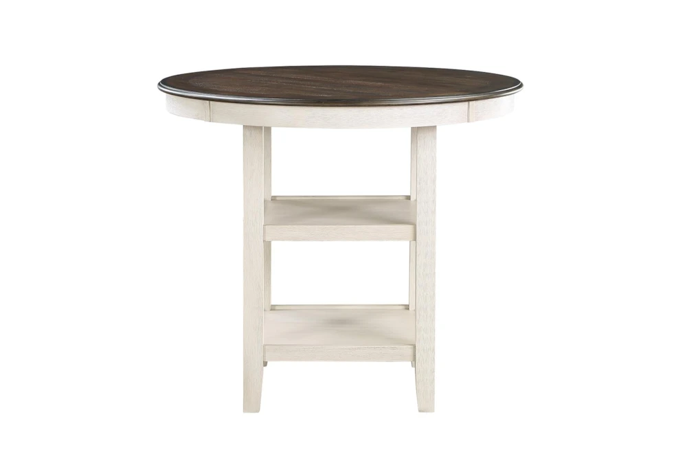 Taylor Brown/White 42" Counter Table 2 Taylor Brown/White 42" Counter Table - Image 2