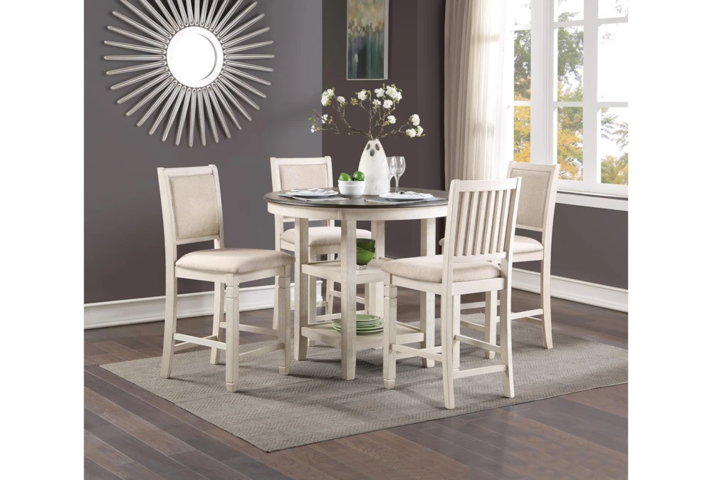 Taylor Brown/White 42" Counter Table 6 Taylor Brown/White 42" Counter Table - Image 6