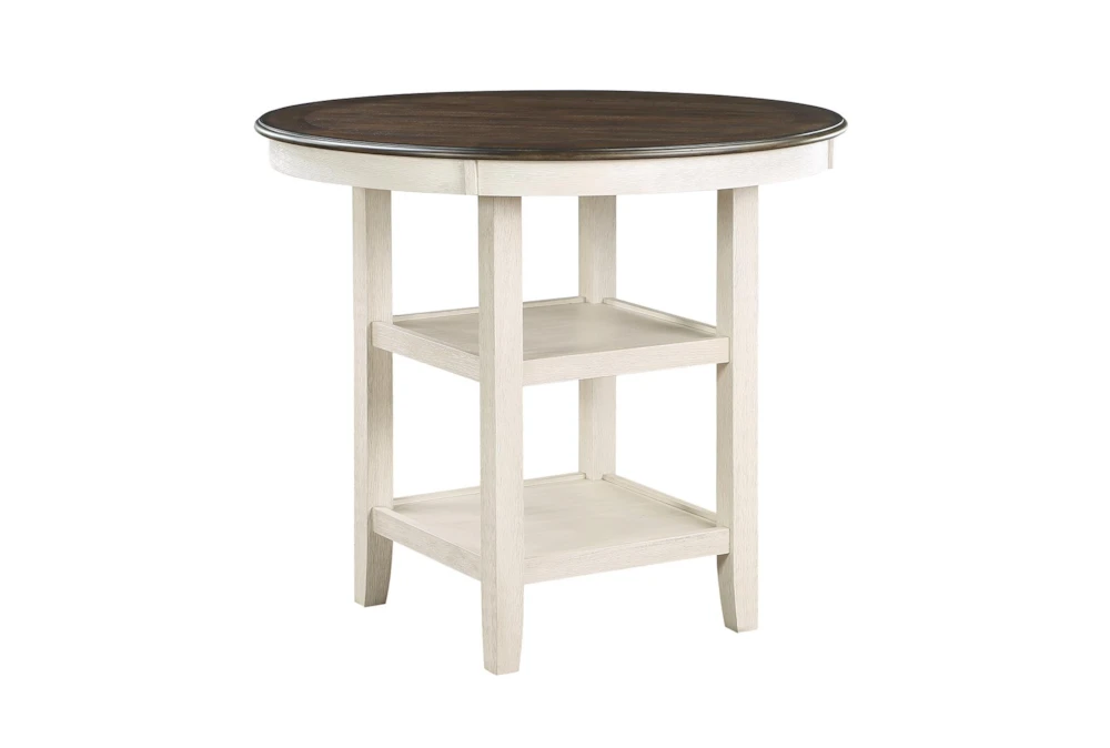 Taylor Brown/White 42" Counter Table 1 Taylor Brown/White 42" Counter Table