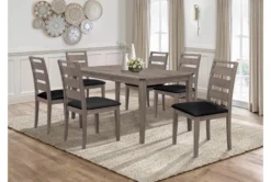 Terron 64" Dining Table -KitchenCraft Store 318736 grey wood dining set room 85