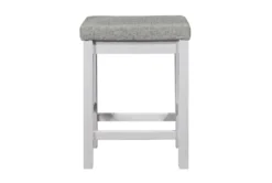 Stacy White 67" Counter Set For 3 15 Stacy White 67" Counter Set For 3 -KitchenCraft Store 319144 white wood counter height set front 03