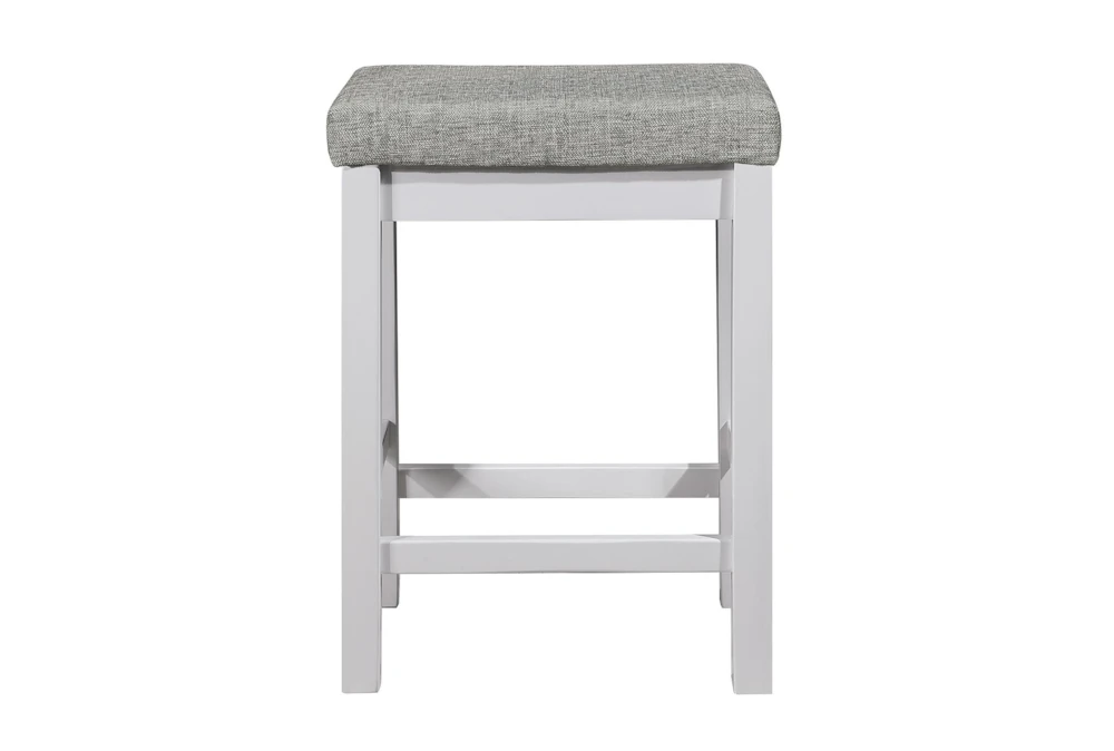 Stacy White 67" Counter Set For 3 3 Stacy White 67" Counter Set For 3 - Image 3