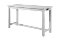 Stacy White 67" Counter Set For 3 16 Stacy White 67" Counter Set For 3 -KitchenCraft Store 319144 white wood counter height set side 14