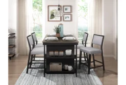 Alley 59" Counter Table 13 Alley 59" Counter Table -KitchenCraft Store 319148 grey wood counter height set room 85