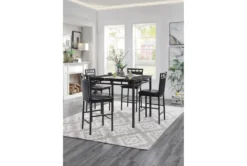 Julie 40" Counter Set For 4 17 Julie 40" Counter Set For 4 -KitchenCraft Store 319228 black metal counter height set room 85