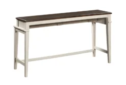 Jill 68" Counter Set For 3 -KitchenCraft Store 319230 brown wood counter height set side 14