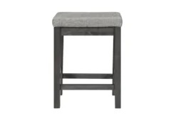 Stacy Grey 67" Counter Set For 3 14 Stacy Grey 67" Counter Set For 3 -KitchenCraft Store 319336 grey wood counter height set front 03