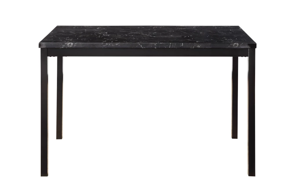 Bianca Black 48" Dining Set For 4 2 Bianca Black 48" Dining Set For 4 - Image 2