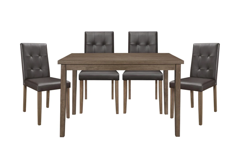 Liliana 48" Dining Set For 4 1 Liliana 48" Dining Set For 4