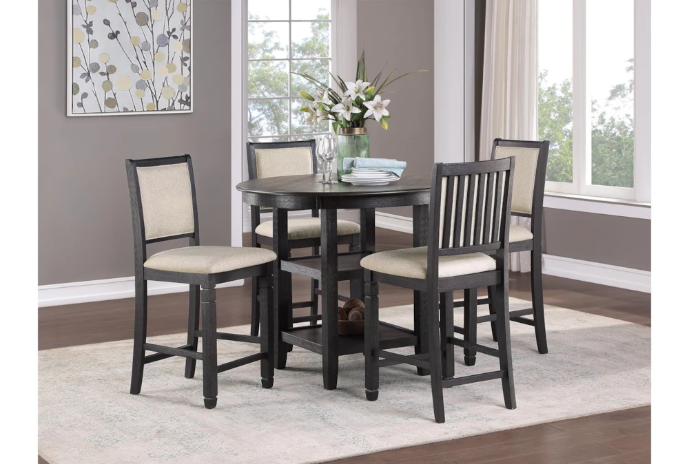 Taylor Brown/Black Counter Set For 4 11 Taylor Brown/Black Counter Set For 4 - Image 11