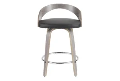 Gregg Black Counter Stool Set Of 2 14 Gregg Black Counter Stool Set Of 2 -KitchenCraft Store 323636 front 04