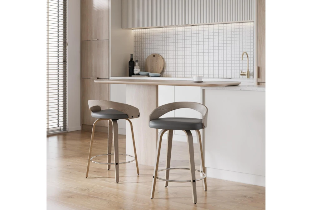 Gregg Black Counter Stool Set Of 2 11 Gregg Black Counter Stool Set Of 2 - Image 11